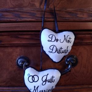 Just married door hangers